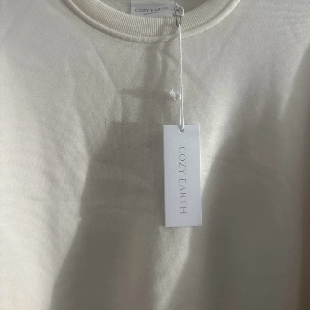 Cozy Earth Women's Cream Long Sleeve Top